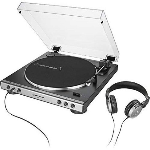  Audio-Technica AT-LP60 Fully Automatic Belt-Drive Stereo  Turntable, Silver : AUDIO TECHNICA AT-LP60 TURNTABLE: Electronics