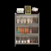 Modern Sideboard Decorative Storage Cabinet, Multi-Level Flip Door Cabinet, CENGHU Buffet Cabinet, for Living Room, Kitchen, Bedroom, Hallway - 4 of 4