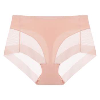 Allegra K Women's Plus Size High Waisted Tummy Control Available Briefs  Light Pink Small : Target