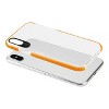 Reiko iPhone X/iPhone XS Soft Transparent TPU Case in Clear Orange - 3 of 4