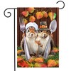 Briarwood Lane Thanksgiving Garden Flag 12x18 For Outdoor Thankful Chipmunks For Thanksgiving Garden Flag Flags For Outside - 2 of 4