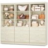 Aheaplus 71'' Tall Storage Bookcase, Bookshelf with 3-Tier Open Shelves and 3 Drawers, Wood Storage Cabinet - 2 of 4