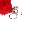 Unique Bargains Christmas Keychain with Double Ring and Lobster Clasp PVC Alloy 2.76" 1 Pc - 3 of 4
