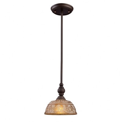 Elk Home Norwich 1 - Light Pendant in  Oiled Bronze