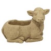 Classic Home and Garden Cement Buddies Indoor/Outdoor Planter with Drainage Hole, Cow - 4 of 4
