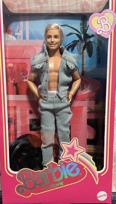 Barbie: The Movie Collectible Ken Doll Wearing Denim Matching Set