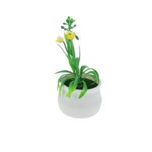Unique Bargains Realistic Artificial Plants Bell Flower Mini Plastic 1.97"x1.97"x5.51" 1 Pcs - 1 of 4