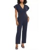EG PRO Women Jumpsuit Batwing V-Neck Side-Pocket Zipper Back - 2 of 4
