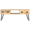 vidaXL TV Stand 47.2"x13.8"x17.7" Solid Wood Mango - 2 of 4