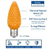 Novelty Lights C9 LED Faceted Christmas Replacement Bulbs Dimmable 25 Pack - 2 of 4