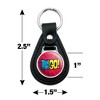 Teen Titans Go! Logo Black Leather Keychain - 4 of 4