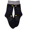 Black Cat Socks from the Socks Panda (Women's Sizes, Adult Medium) from the Sock Panda - Great for Halloween - 2 of 4