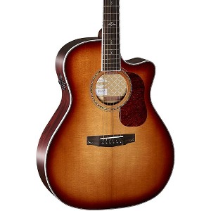 Cort A8 Gold Series Grand Auditorium Acoustic-Electric Guitar Light Burst - 1 of 4