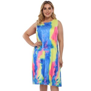 Wrap Midi Dresses A-Line Flare Casual Short Dresses - 1 of 1
