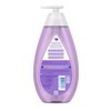 Johnson's Calming Baby Shampoo, Soothing Natural Calm Scent, Hypoallergenic - 20.3 fl oz - image 3 of 4