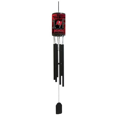 NFL Wind Chime, #1 Fan with Team Logo - Tampa Bay Buccaneers
