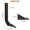 GARVEE Box Blade for Tractor, 18 in Ripper Shanks for Box Blade, Box Blade Shank with 4 Holes, Ripper Point/Scarifier Tooth for Box Blade Shank - 3 of 4