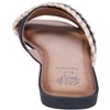 GC Shoes Charita Cross Strap Woven Slide Flat Sandals - 2 of 4