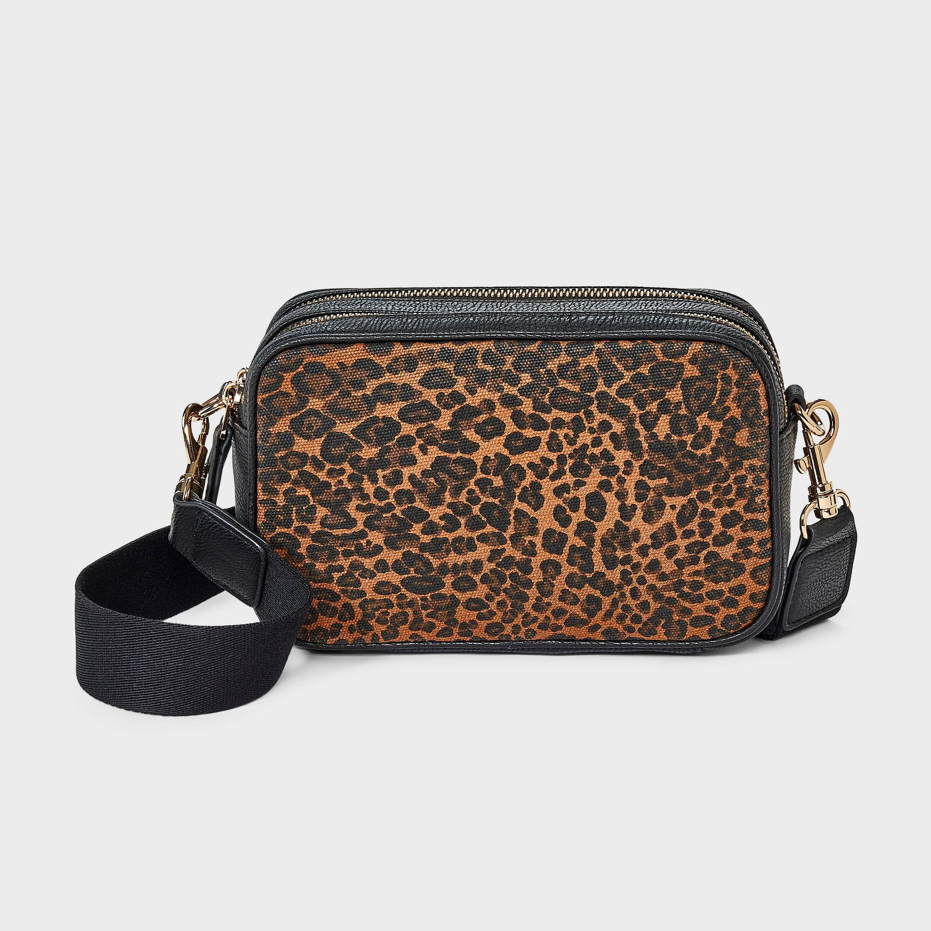 Double Zip Camera Crossbody Handbag - Universal Thread™