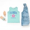 The Juniper Shop Florida The Sunshine State Toddler Tank - 5/6T - Seafoam - 2 of 4