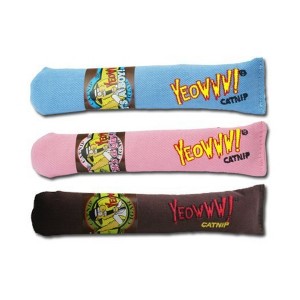 Cigar 3 Pack: Yeowww! 100% Organic Catnip Cigar Toys - 1 of 2