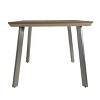 Christopher Knight Home Leeds Outdoor Aluminum and Faux Wood Dining Table with Splayed Leg - 4 of 4