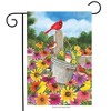 Briarwood Lane Spring Garden Flag 12x18 For Outdoor Spring Gathering Cardinal For Spring Garden Flag Flags For Outside - 2 of 4