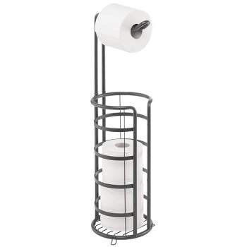 Freestanding Toilet Tissue Holder Chrome/aqua - Nu Steel : Target