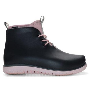 Ccilu Panto Pola Women High Top Ankle Boots Lace-up Rainboots
