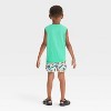 Toddler Boys' 2pc Disney Lilo & Stitch Tank and Shorts Set - Blue - 2 of 4