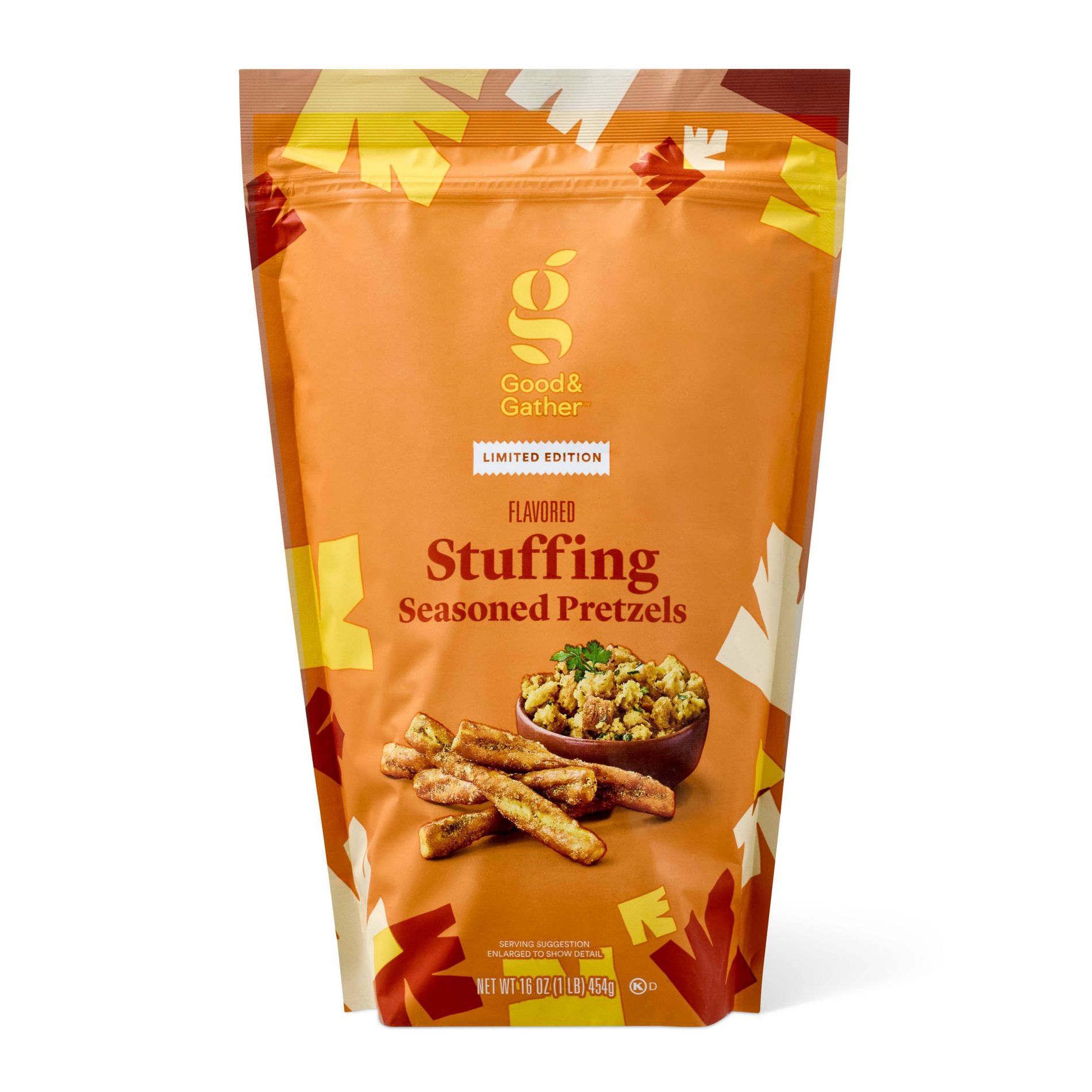 Fall Harvest Stuffing Seasoned Pretzels - 16oz - Good & Gather™