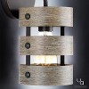 Urban Ambiance Luxury Modern Farmhouse Bath / Wall Light,  12"H x 6"W,  Charcoal Finish, UHP2480 - 4 of 4