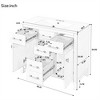 Tramull Bathroom Vanity with Ceramic Sink Combo, Modern Freestanding Single Cabinet - 2 of 4
