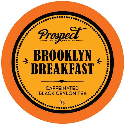 Prospect Tea Black Ceylon Tea Pods for Keurig K-Cup Makers, Brooklyn breakfast, 40 count
