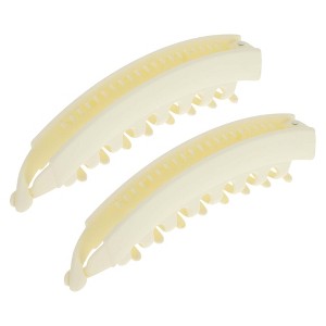 Unique Bargains Women's Fashion Banana Hair Clips 2Pcs - 1 of 4