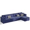 Gymojoy 71"/99.3"/118.1" Loveseat Cloud Sofa Modular Sectional Couch with Deep Seat for Living Room - 3 of 4