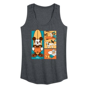 Women's - Disney - Mickey & Friends Graphic Racerback Tank - 1 of 4