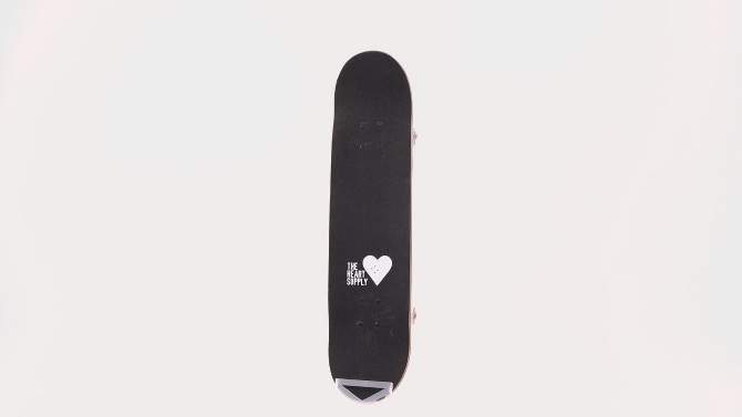 The Heart Supply Skateboard &#8211; Red and White Checkerboard, 2 of 13, play video