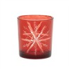 Glass Snowflake Votive Holder (Set of 3) - 2 of 2