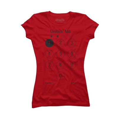 Junior's Design By Humans Unlock Me By clingcling T-Shirt
