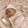 Organic Kimono Knotted Sleep Gown - Summer Garden - 3 of 4