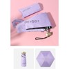 Clotth Compact Travel Umbrella - Mini UV Protection Sun and Rain Umbrella, Portable Windproof Sunshade for Students, Foldable  Umbrell - 2 of 4