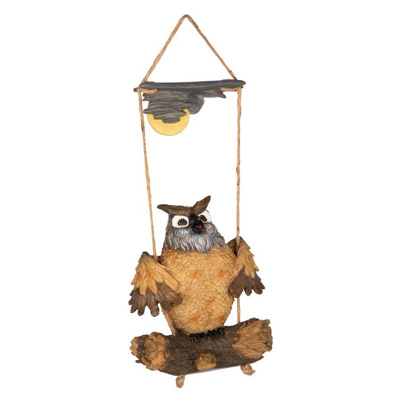 Design Toscano Howie the Hoot Owl Swinging Sculpture, 3 of 8