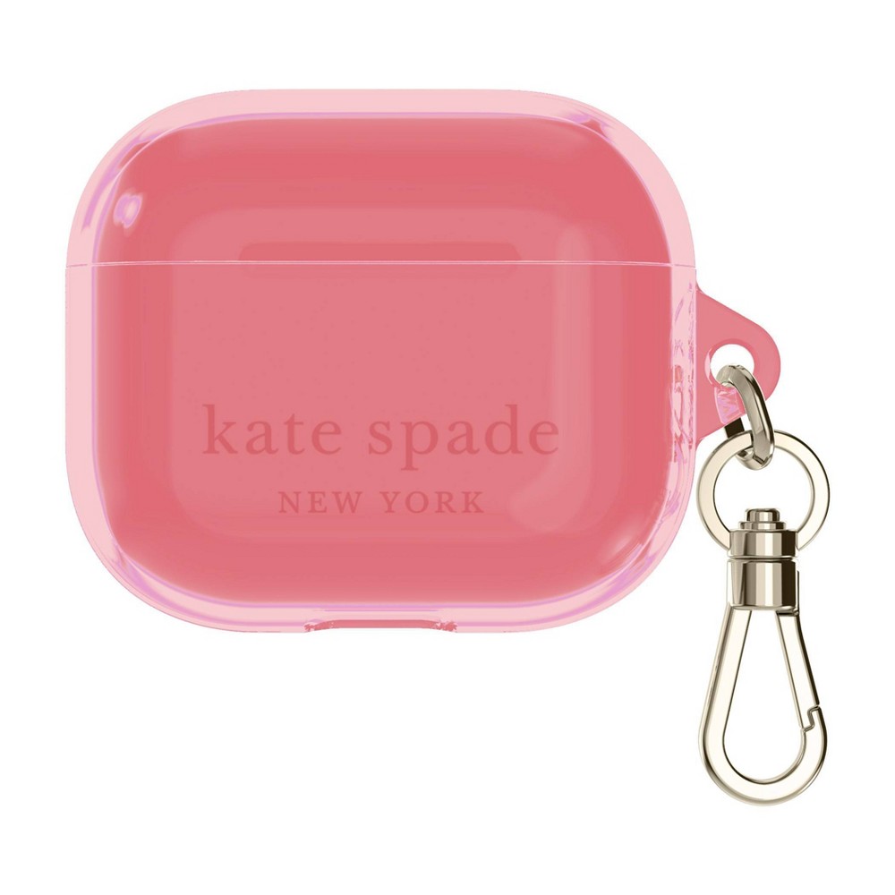 Kate Spade New York Protective AirPods (3rd generation) - Grapefruit Soda Lacquer