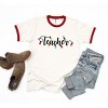 Simply Sage Market Women's Teacher Christmas Lights Short Sleeve Ringer Tee - 2 of 3