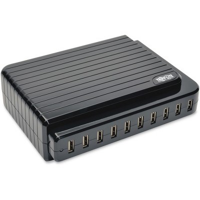 Tripp Lite 10-Port USB Charging Station Hub Tablet / Smartphone / iPad / Iphone 5V 21A 105W - 12 W Output Power - 120 V AC, 230 V AC Input Voltage