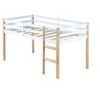 Luxystar Twin Loft Bed with Ladder, Bed Platform of Strengthened Slats for Kids‘ Room - 4 of 4