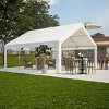 Outdoor 16×32 FT Party Tent, Large Wedding Event Shelters with Storage Bags & Removable Sidewalls, Commercial Tents for Parties-Coolbibila - 3 of 4