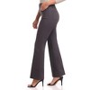 Rekucci Women's Ultra Stretch Pull-On Flared Leg Pants with Pockets | Soft Eco-Friendly Fabric - 2 of 4