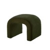 NicBex Set of 3 U-Shaped Pouf Ottoman Benches, Modular Seating for Entryway, Bedroom End of Bed, Teddy Fabric Footrest Stool - 2 of 4